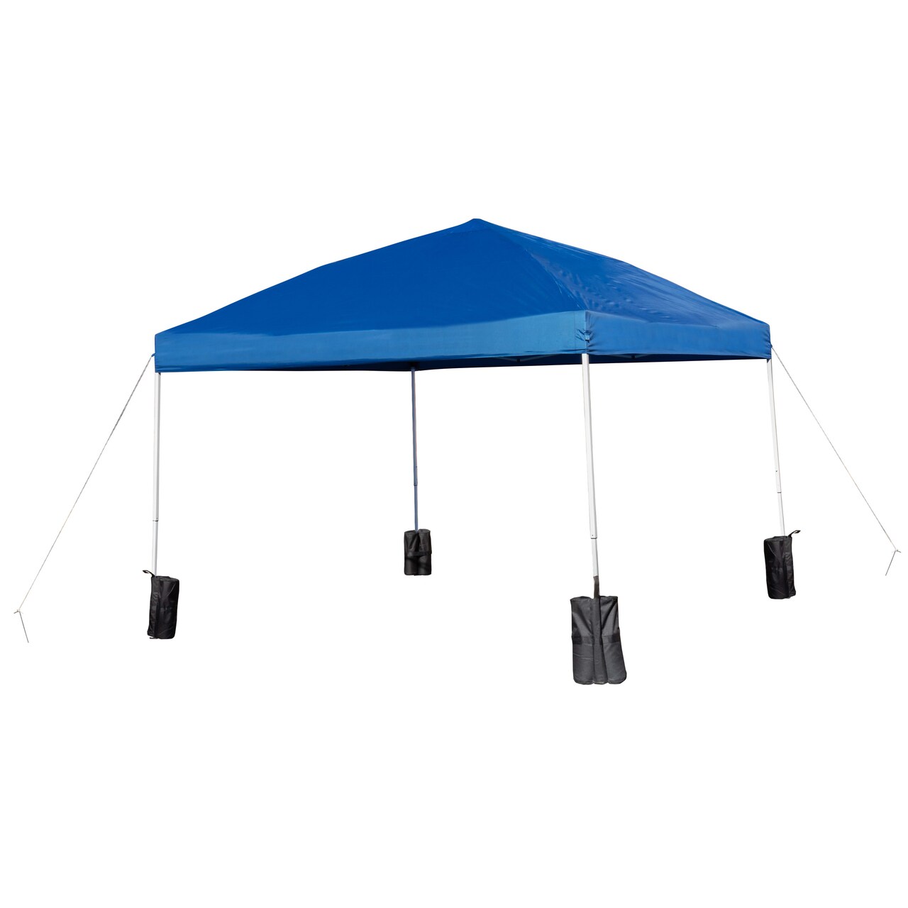 Emma and Oliver Ukko 10'x10' Weather Resistant, UV Coated Pop Up Canopy Tent with Sandbags and Wheeled Case